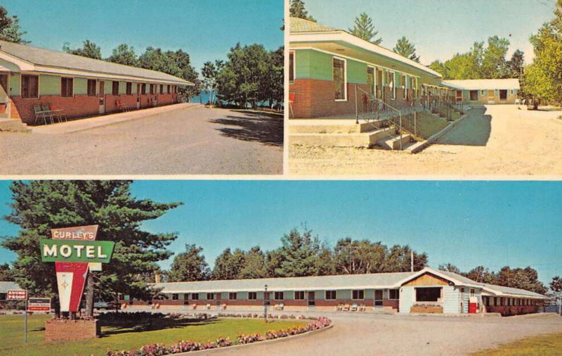 Curleys Paradise Motel - Old Postcard (newer photo)